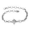 Schutzkreuz 18mm Silber 925 mit Energiekreis als Armband NEU