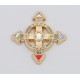 Schutzkreuz als Aufkleber in 40mm aus Zink