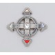 Schutzkreuz als Aufkleber in 40mm aus Zink