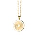 Kraft-Amulett 18mm in Gold 585