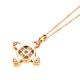 Schutzkreuz 585 Rotgold in 30 mm NEU