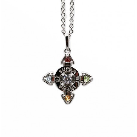 Schutzkreuz Silber 925 18 mm