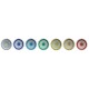 Energieglasscheibe 80 mm Facettenrand