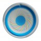 Energieglasscheibe 80 mm Rand Glatt