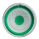 Energieglasscheibe 80 mm Rand Glatt