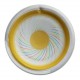 Energieglasscheibe 80 mm Rand Glatt