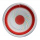Energieglasscheibe 80 mm Rand Glatt