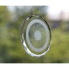 Energieglasscheibe 80 mm Facettenrand