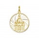 Schutzamulett "Frauenkirche" 14K Gelbgold
