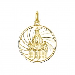 Schutzamulett "Frauenkirche" 14K Gelbgold