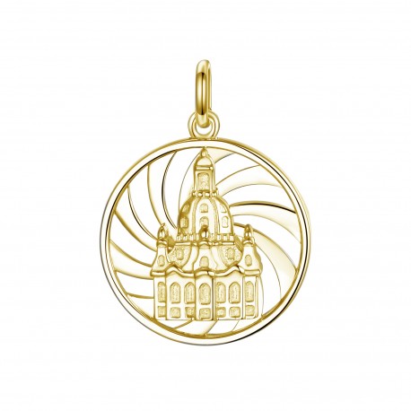 Schutzamulett "Frauenkirche" 14K Gelbgold