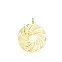 Schutzamulett "Sonnenuhr" 14K Gelbgold