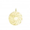 Schutzamulett "Sonnenuhr" 14K Gelbgold