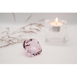 Kristall "P9" 42mm achtkant Rosa