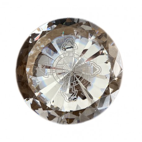 Lichtkristall 30cm rund