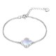 Schutzamulett "Glücksbringer" als Armkette in 5 Farben 925 Silber