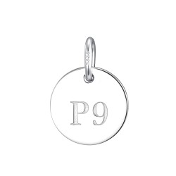 Schutzamulett „P9“ in 925 Silber