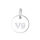 Schutzamulett „V9“ in 925 Silber