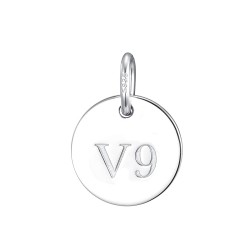 Schutzamulett „V9“ in 925 Silber