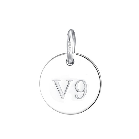 Schutzamulett „V9“ in 925 Silber
