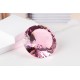 Lichtkristall 15cm rund Rosa