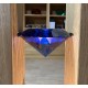 Lichtkristall 15cm rund in 7 Farben