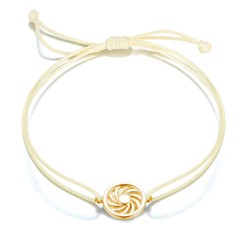 Energiekreis Armband in 11mm 585 Gelbgold