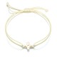 Schutzkreuz als Armband  in 11mm 585 Gelbgold
