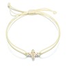 Schutzkreuz als Armband  in 11mm 585 Gelbgold