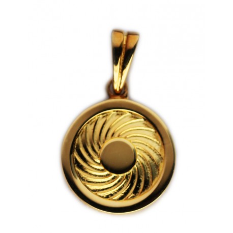 Energiekreis Gelbgold 585 in 12 mm