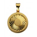 Energiekreis Gelbgold 585 in 18 mm