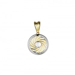 Energie-Schutz-Kreis 12mm Silber 925 Lücke