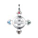 Schutzkreuz Silber 925 30mm NEU