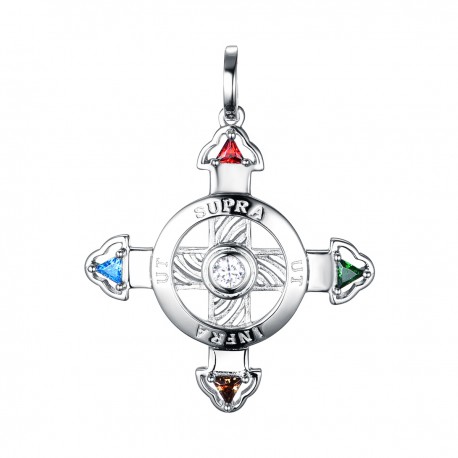 Schutzkreuz Silber 925 30mm NEU