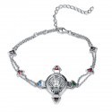 Schutzkreuz 30mm Silber 925 als Armband NEU Kette mit Steinen