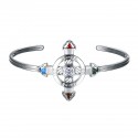 Schutzkreuz 30mm Silber 925 als Armreif NEU