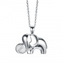 Energie-Schutz-Anhänger Elefant in 925 Silber
