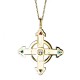 Schutzkreuz Gelbgold 585 in 44 mm