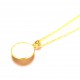 Energie-Schutz-Kreis Erde 18mm 585 Gold